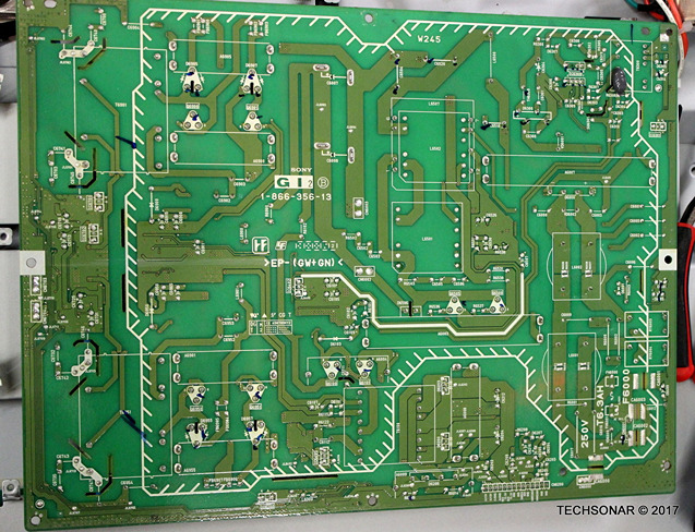Sony KDL-V40XBR1 Power Supply Board type A1148621E Sony board 1-